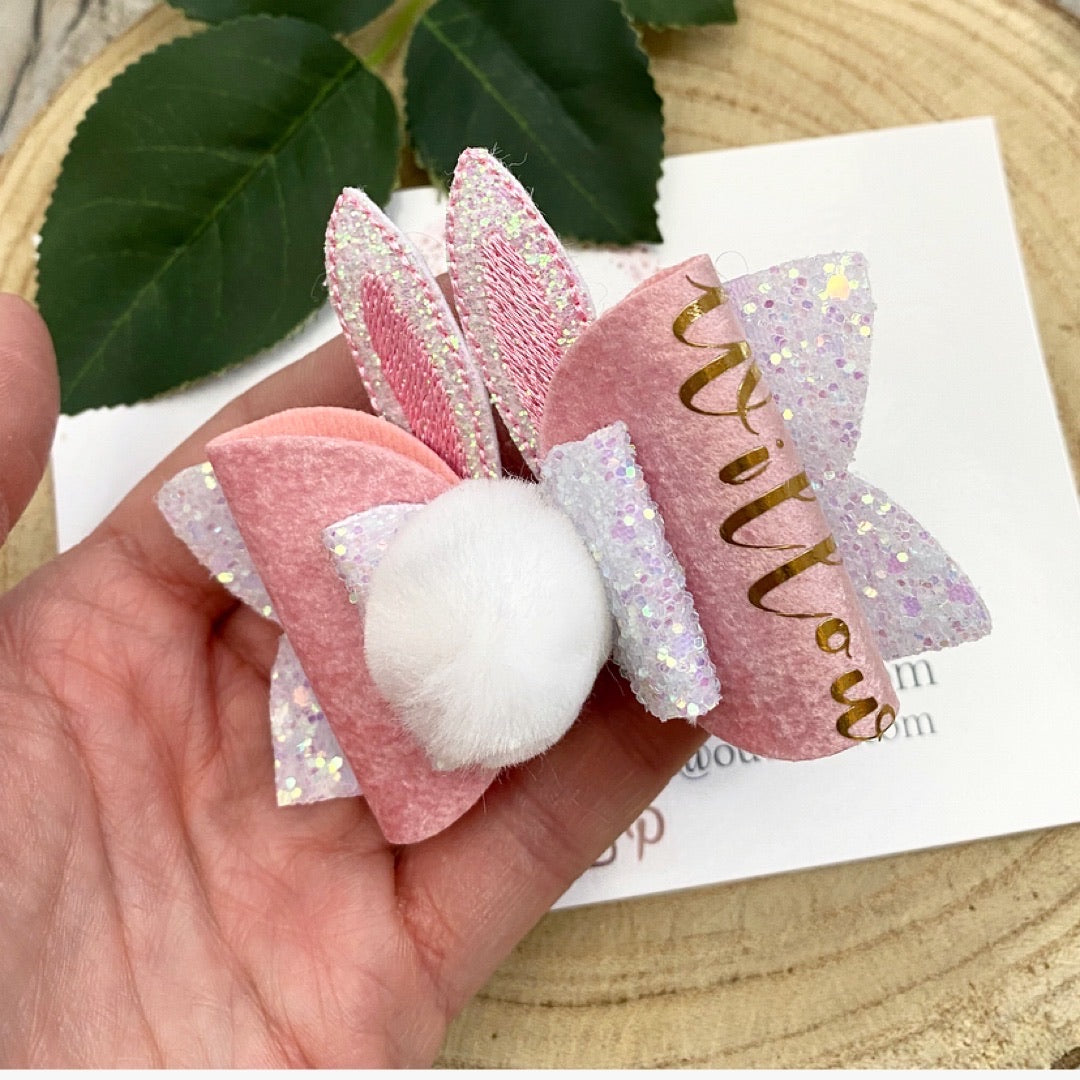 Personalised Bunny Pom Pom
