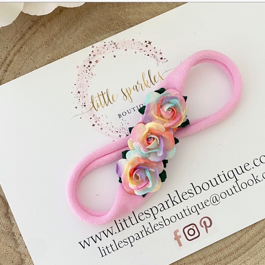 Mixed Pastel Rainbow Headband