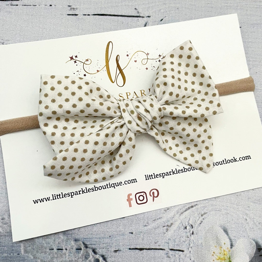 Spotty Pinwheel Bow