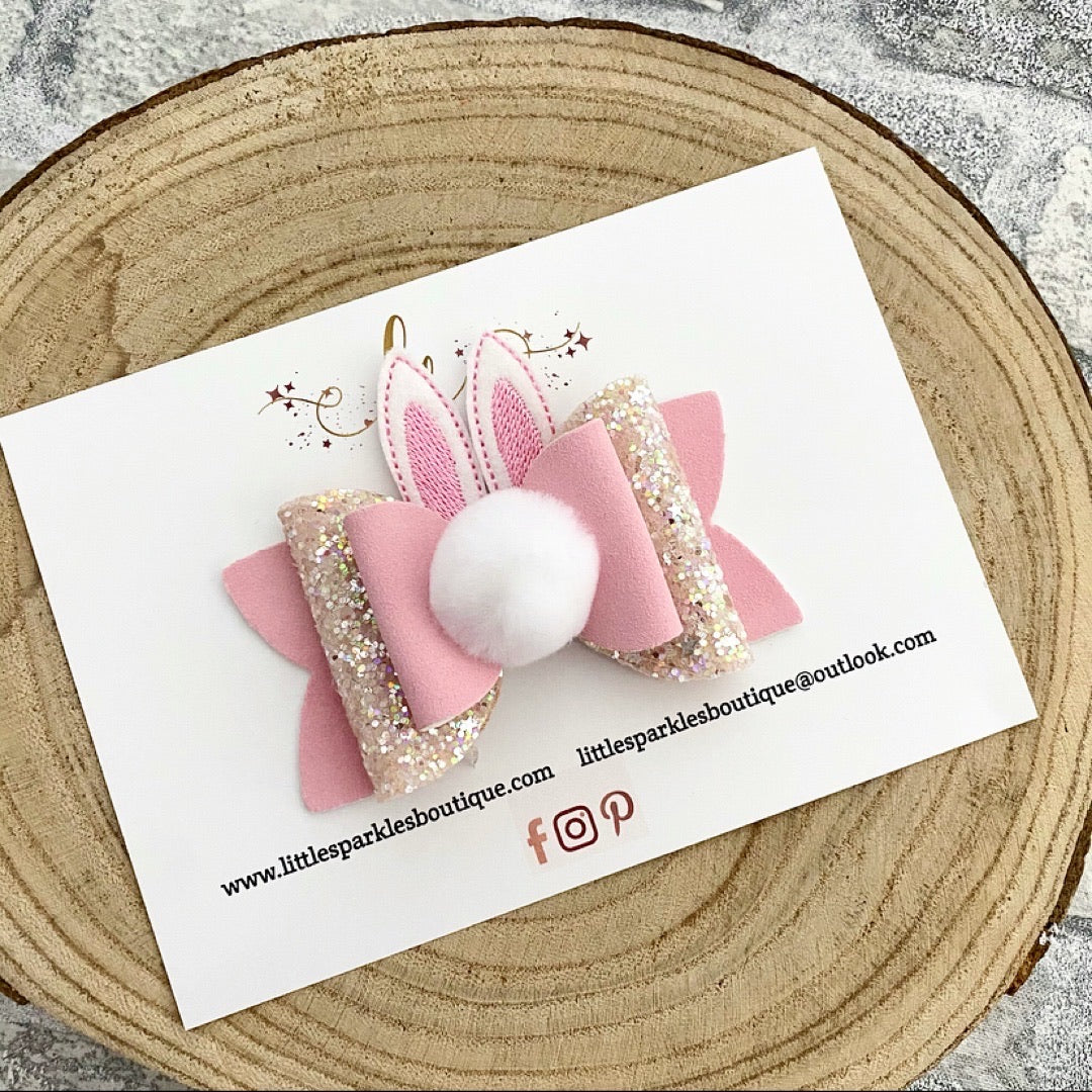 Pink Bunny Bow
