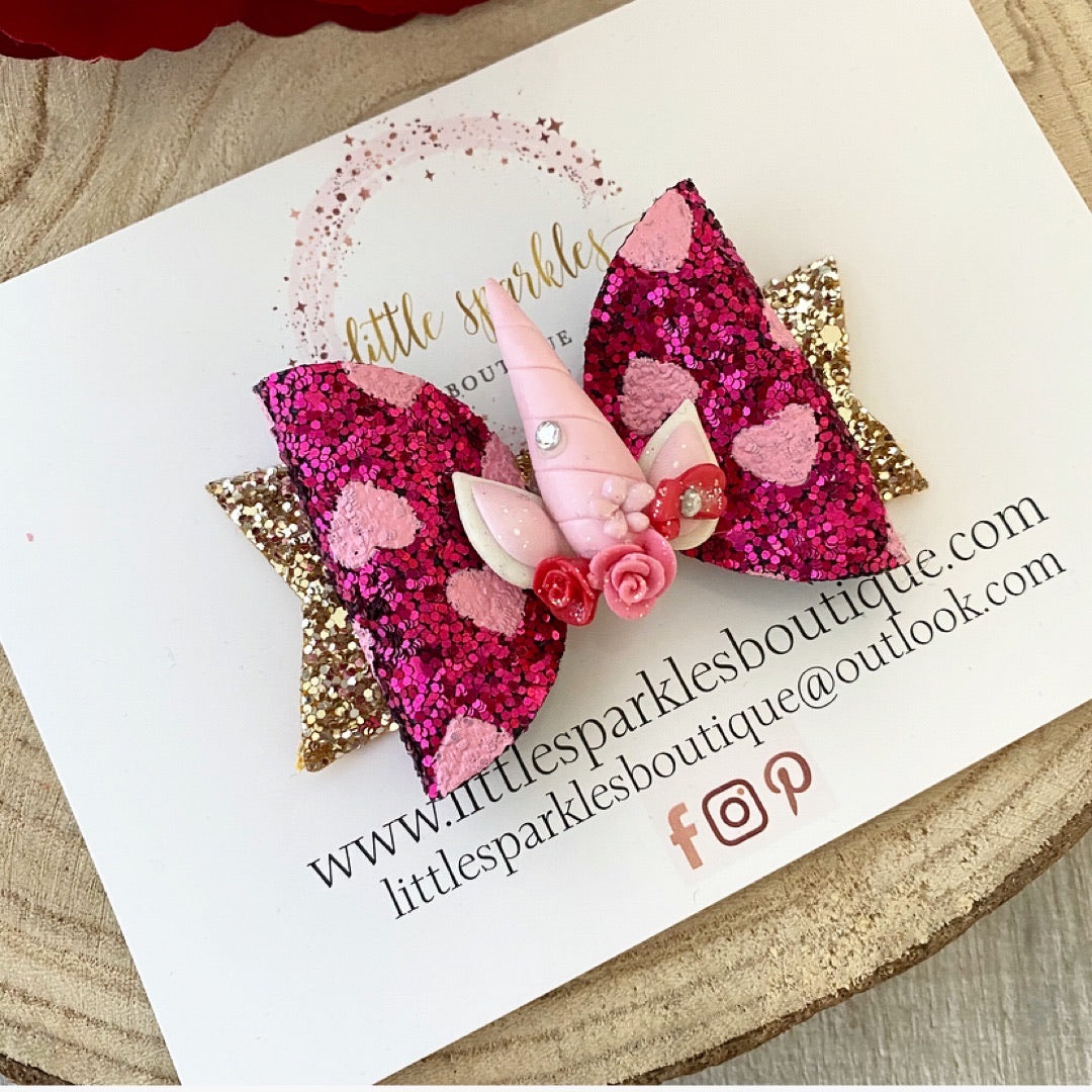 Valentines Unicorn Horn