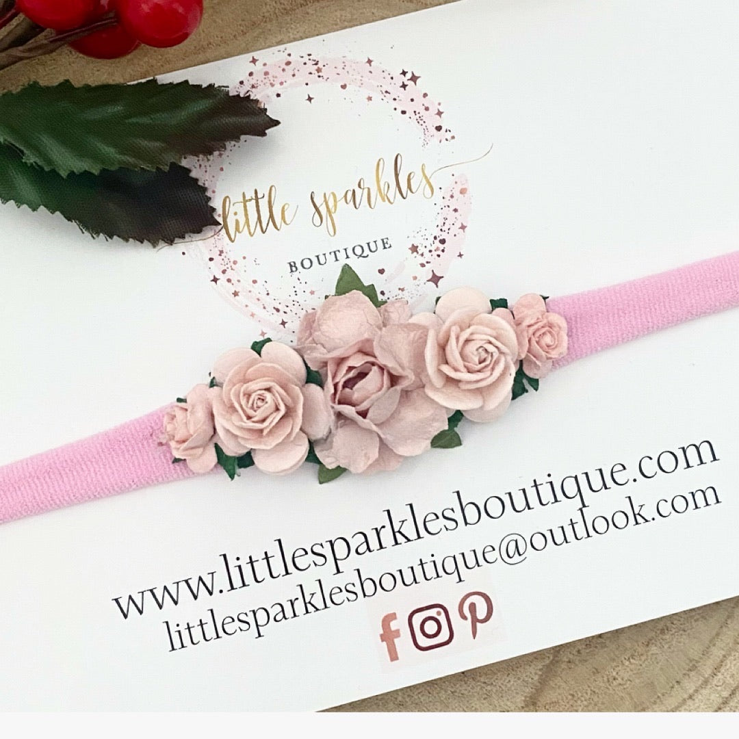 Blush Pink Dusk headband