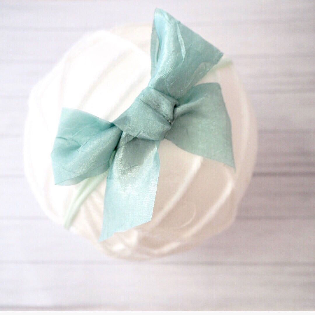 Silk Chiffon Tie Bow (variety Of Colours)