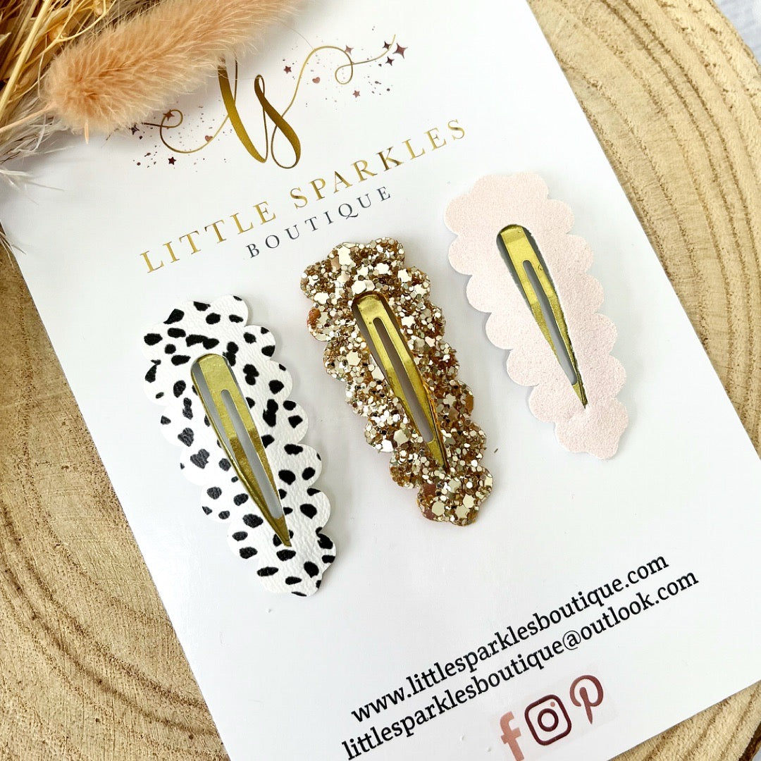 Spotty Snap Clip Set
