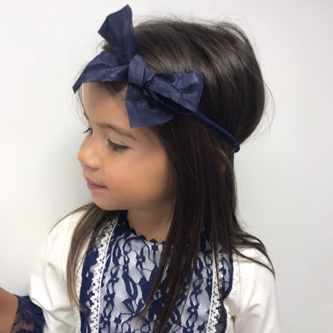 Silk Chiffon Tie Bow (variety Of Colours)