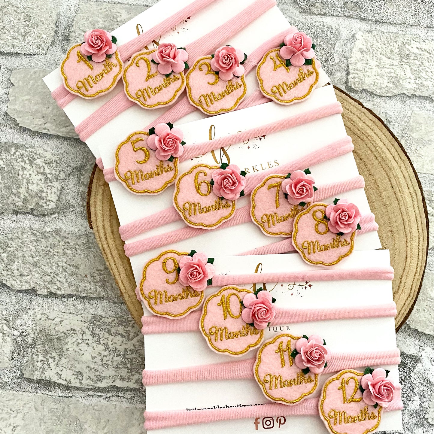 Milestone headbands