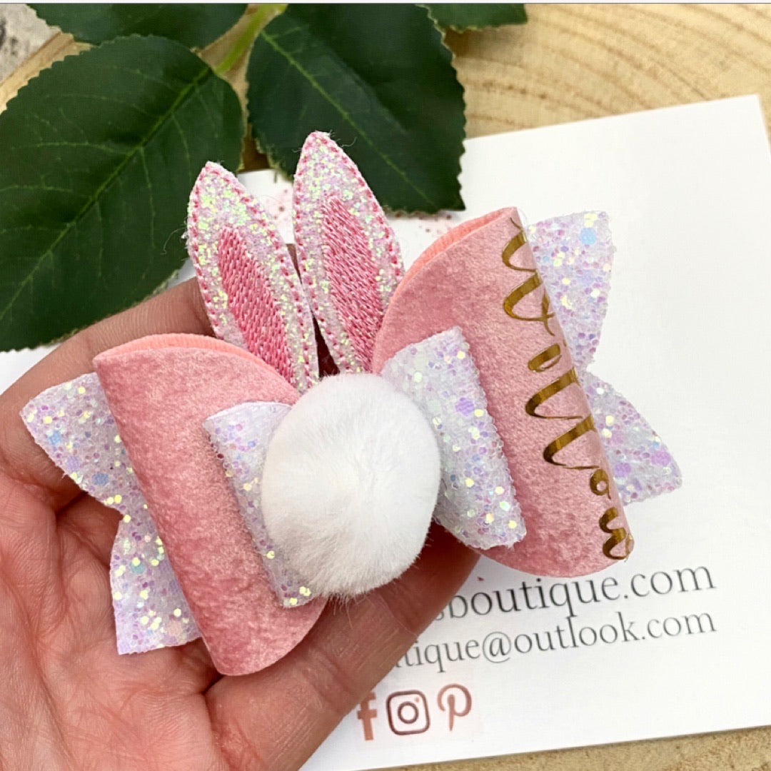 Personalised Bunny Pom Pom