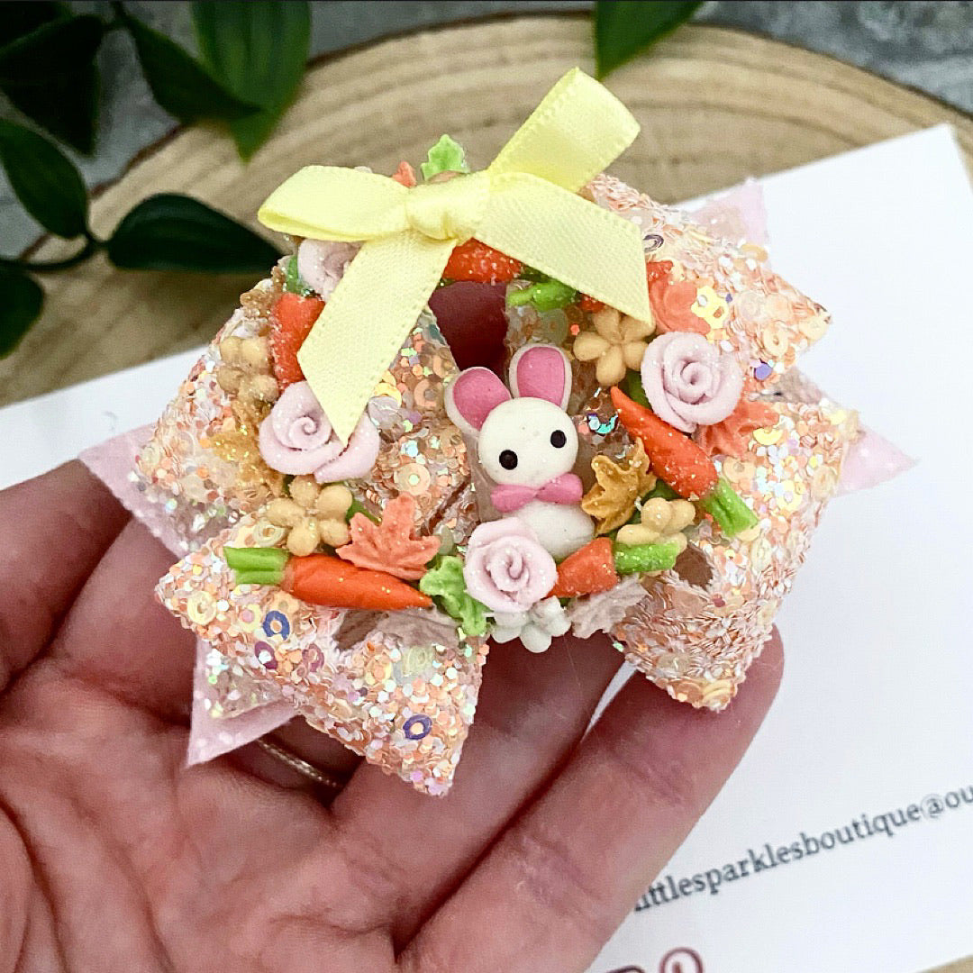 Limited Edition Bunny Carrot Wreath
