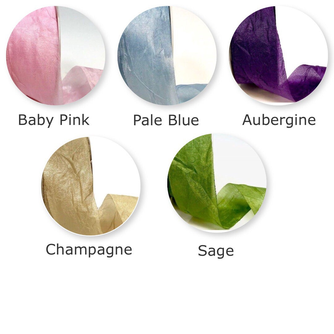 Silk Chiffon Tie Bow (variety Of Colours)
