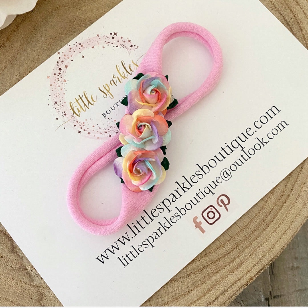 Mixed Pastel Rainbow Headband