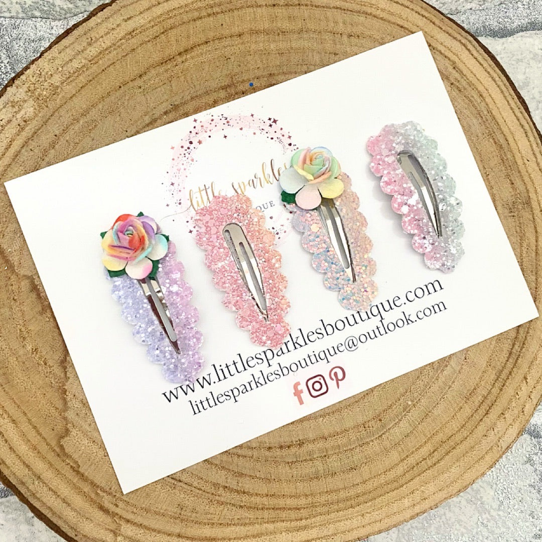 Rainbow Snap Clip Set