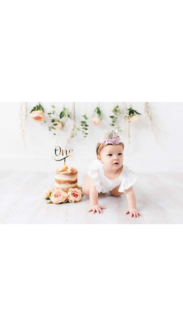 Silver And Pink Birthday Crown
