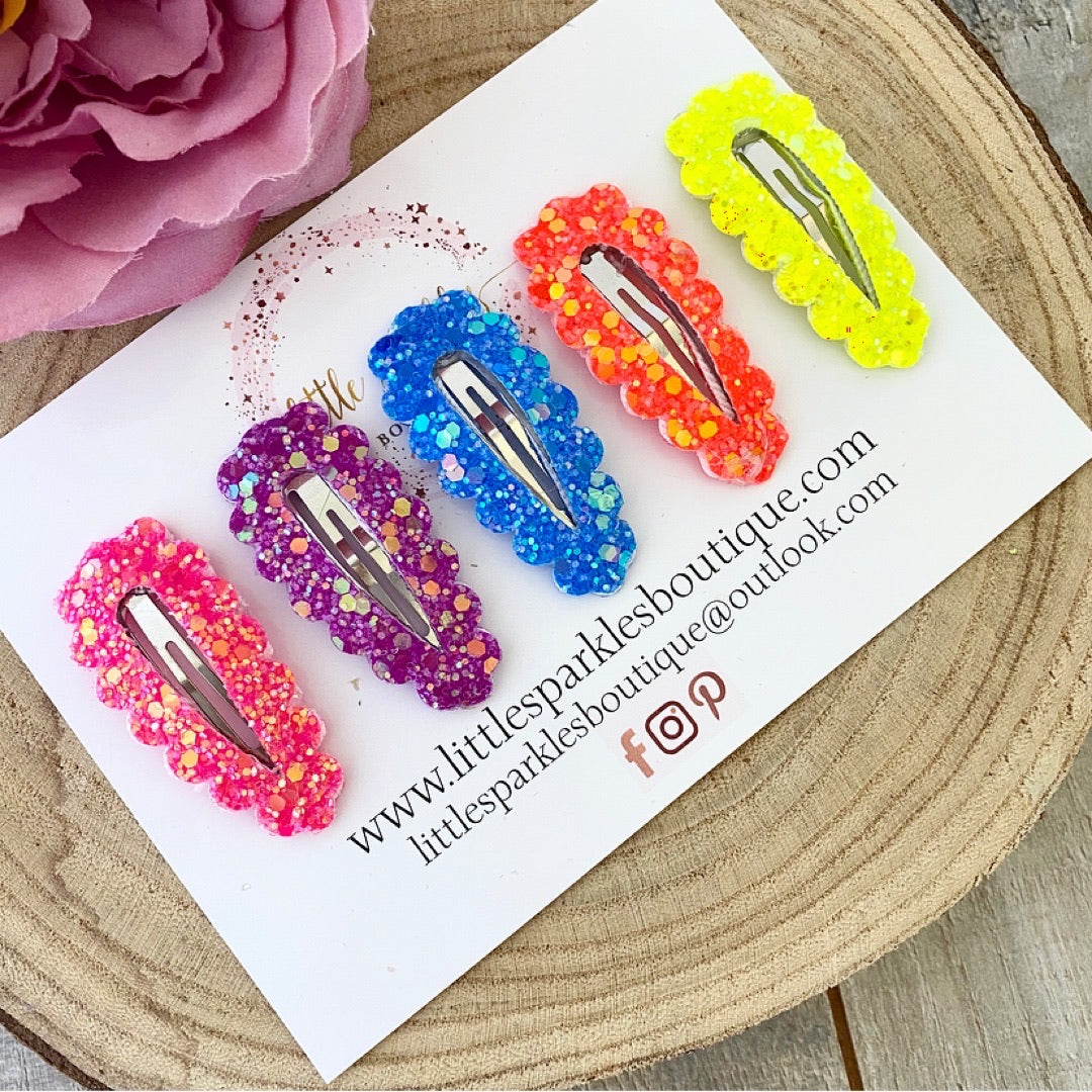 Neon Snap clips