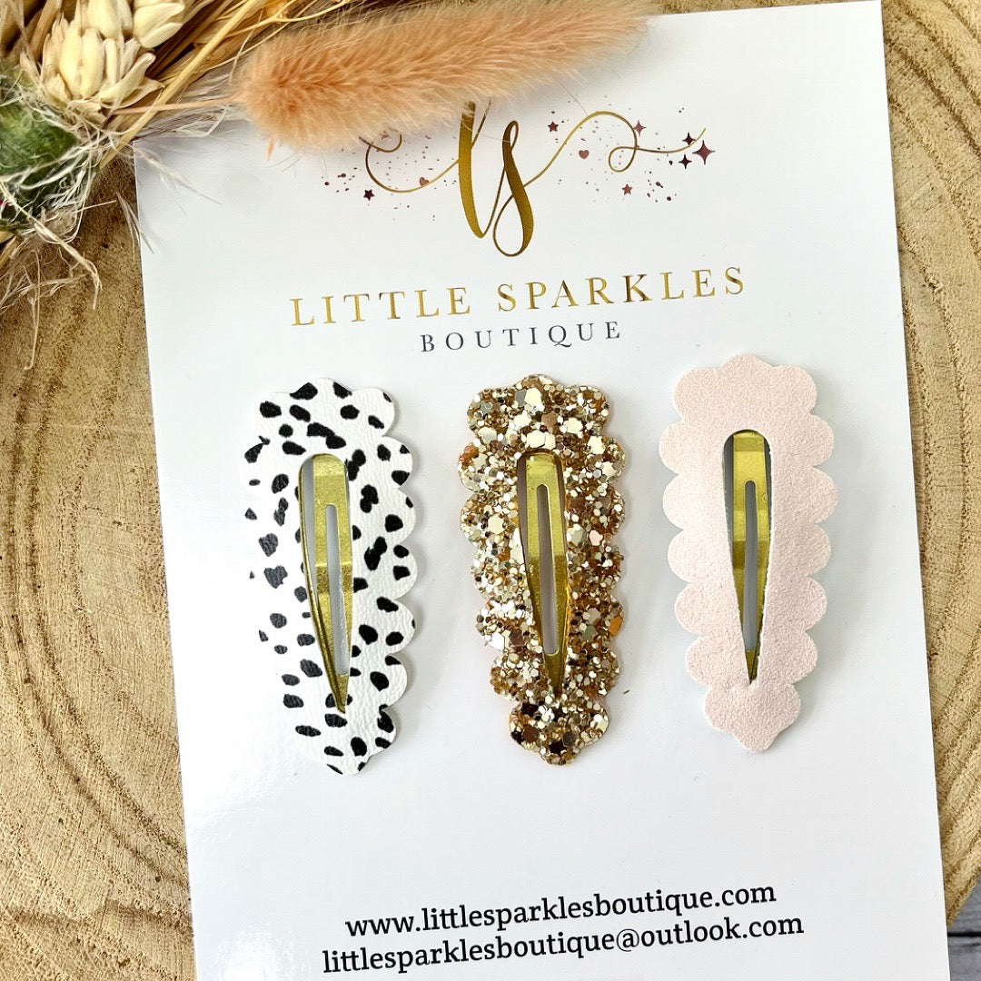 Spotty Snap Clip Set