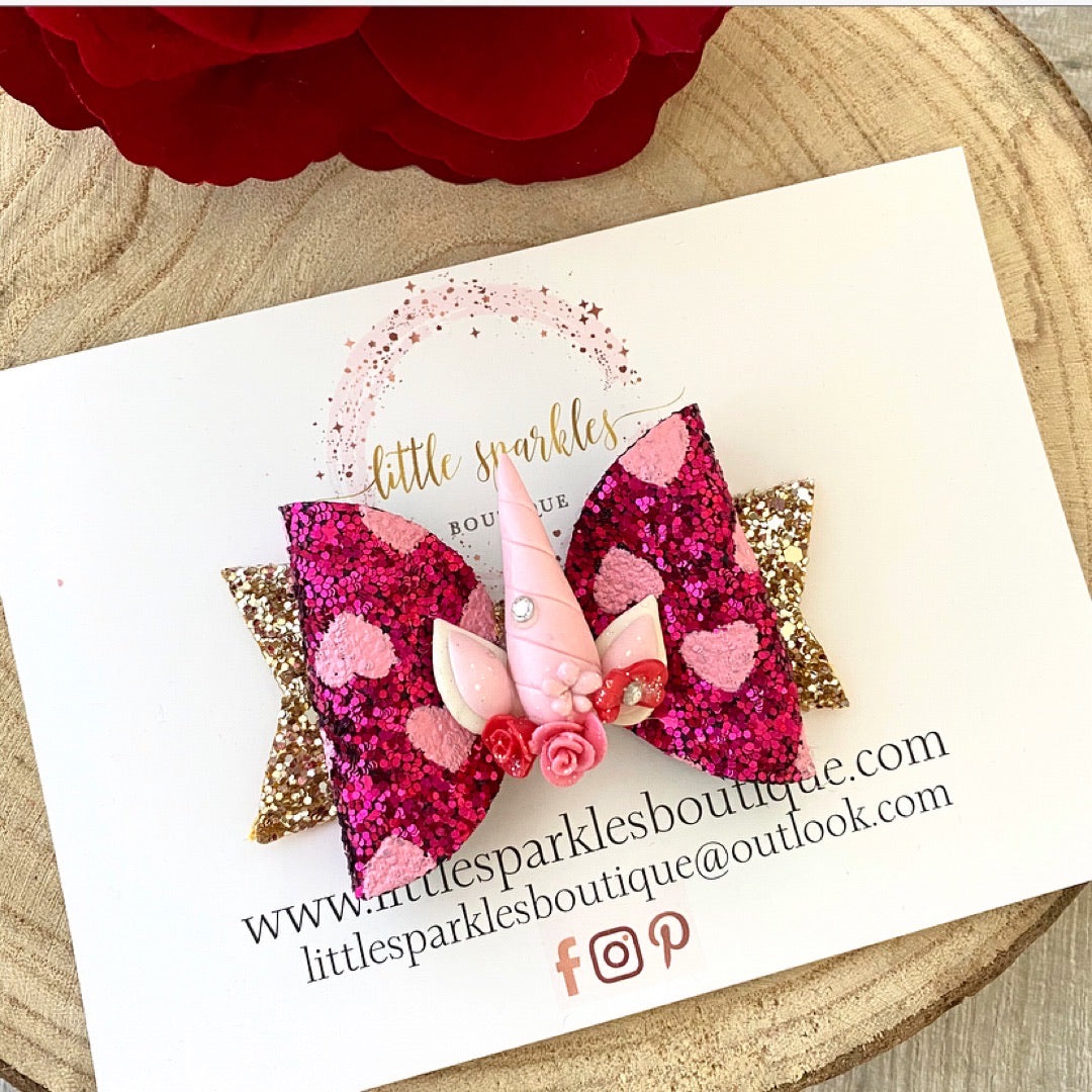Valentines Unicorn Horn