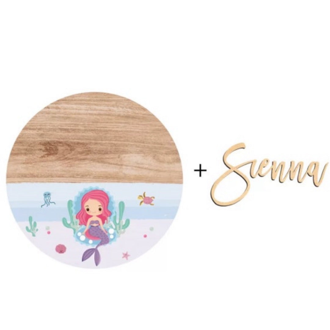 Mermaid Bedroom Door Plaque