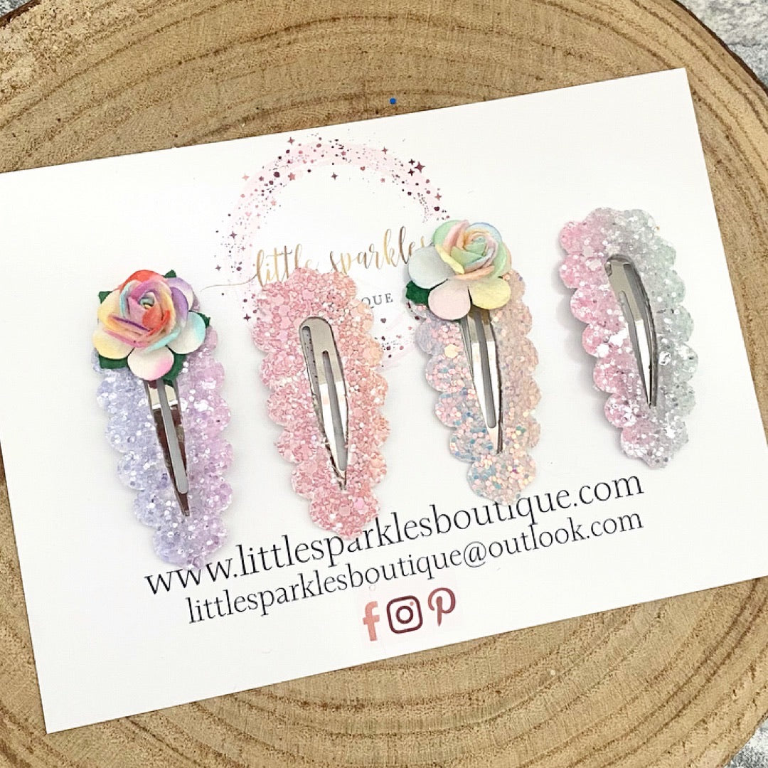 Rainbow Snap Clip Set