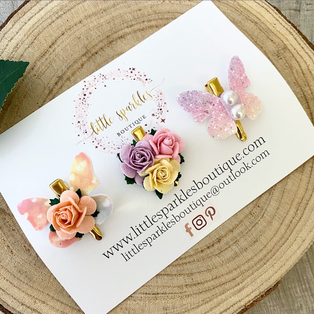 Rainbow Mini Clips Set