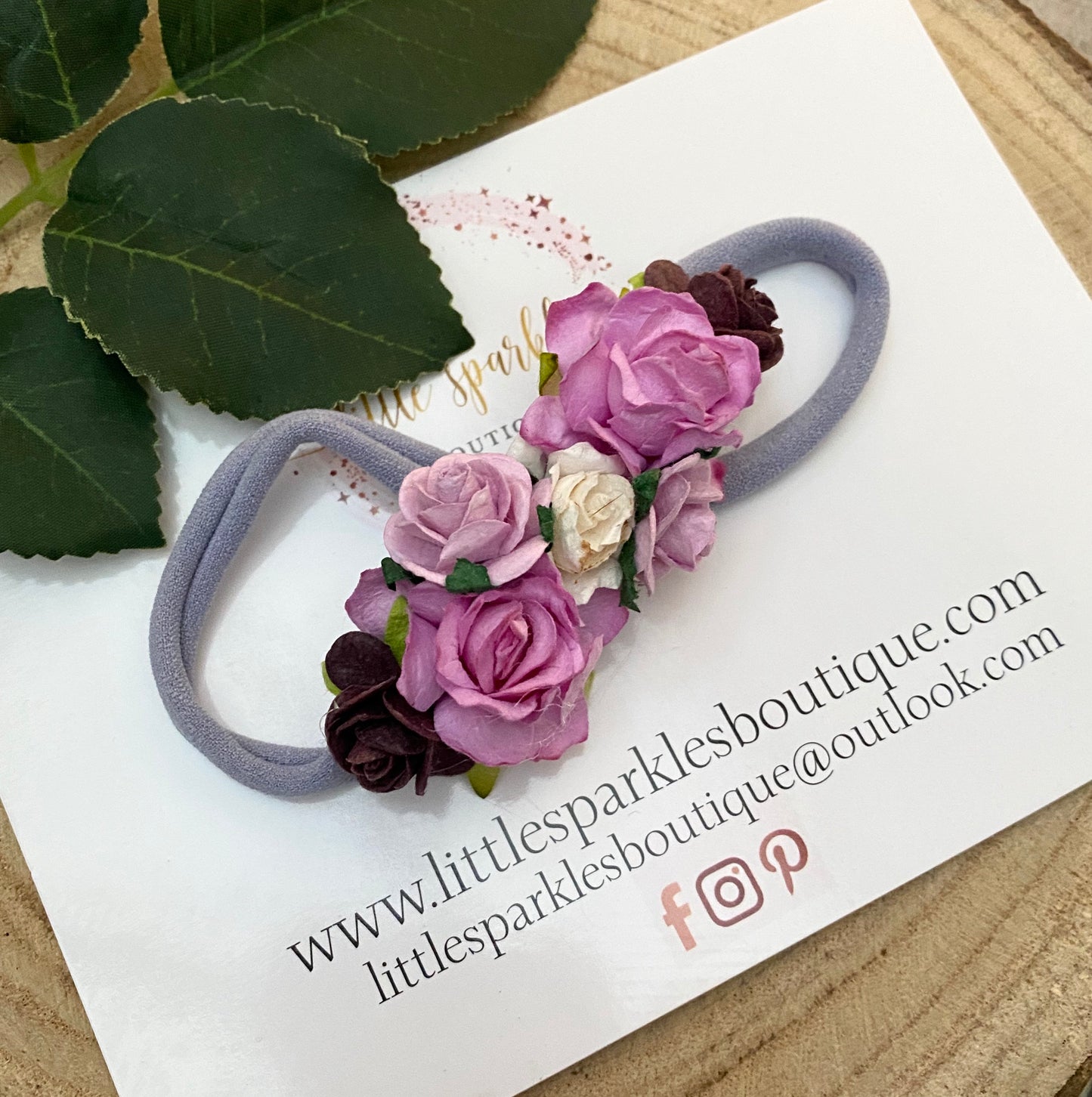Purple Cottage Rose