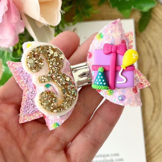 Bright Birthday Bow