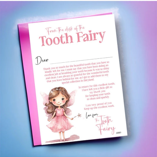 Tooth Fairy LetterBrown Hair