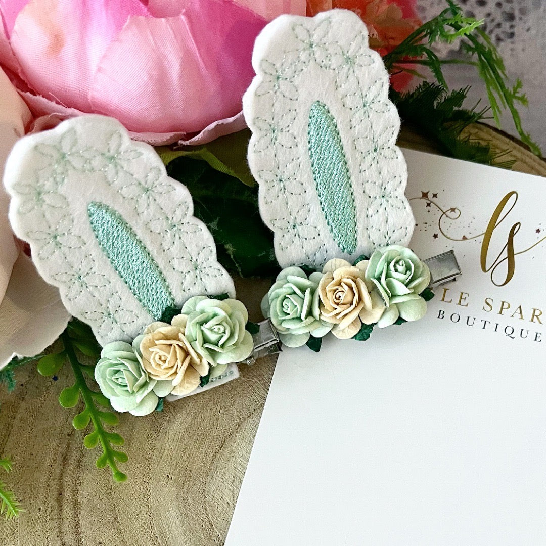 Mint Bunny Ear Piggies