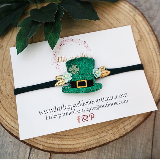 St Patrick Glitter Hat