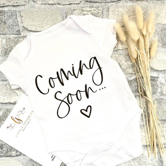 Coming Soon Baby Announcement