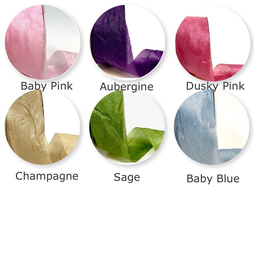 Silk Chiffon Tie Bow (variety Of Colours)