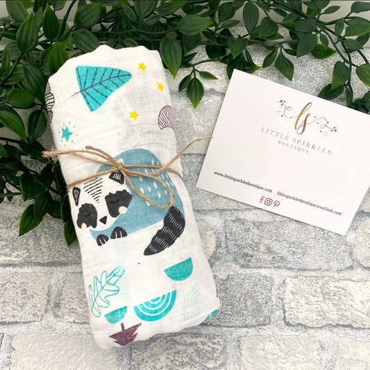 Animal Muslin Swaddle
