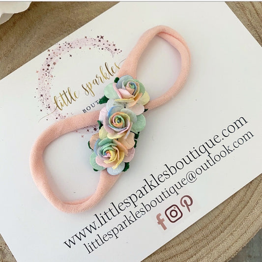 Pale Rainbow Headband