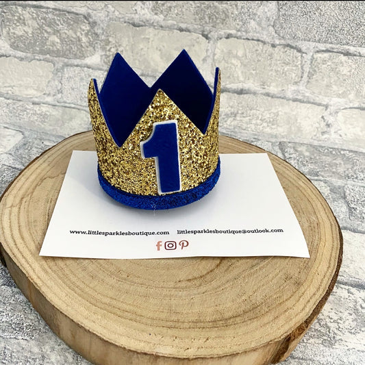 Gold And Royal Blue Crown