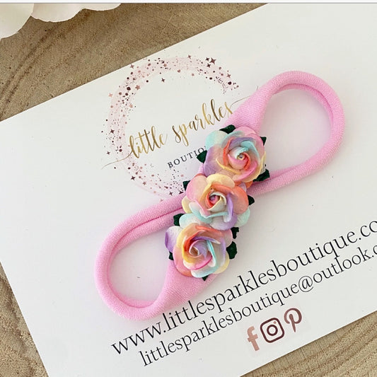 Mixed Pastel Rainbow Headband