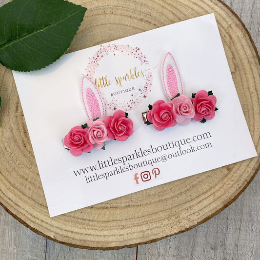 Pink Bunny Ear Piggies