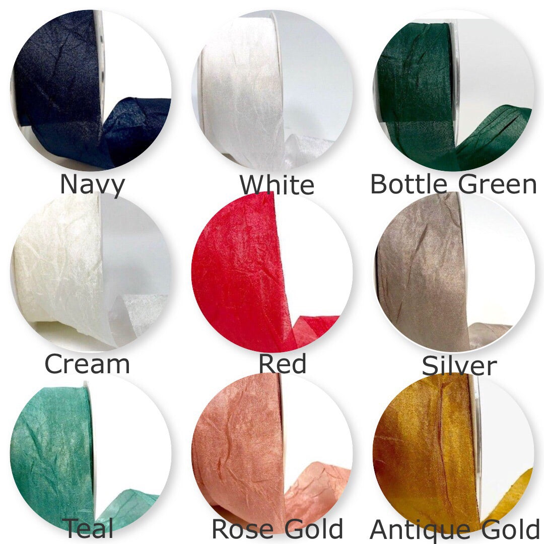 Silk Chiffon Tie Bow (variety Of Colours)