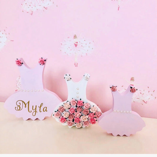 Personalised Ballet Wooden Set