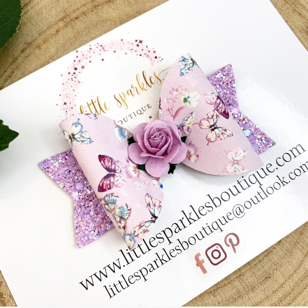 Lilac Summer Butterfly