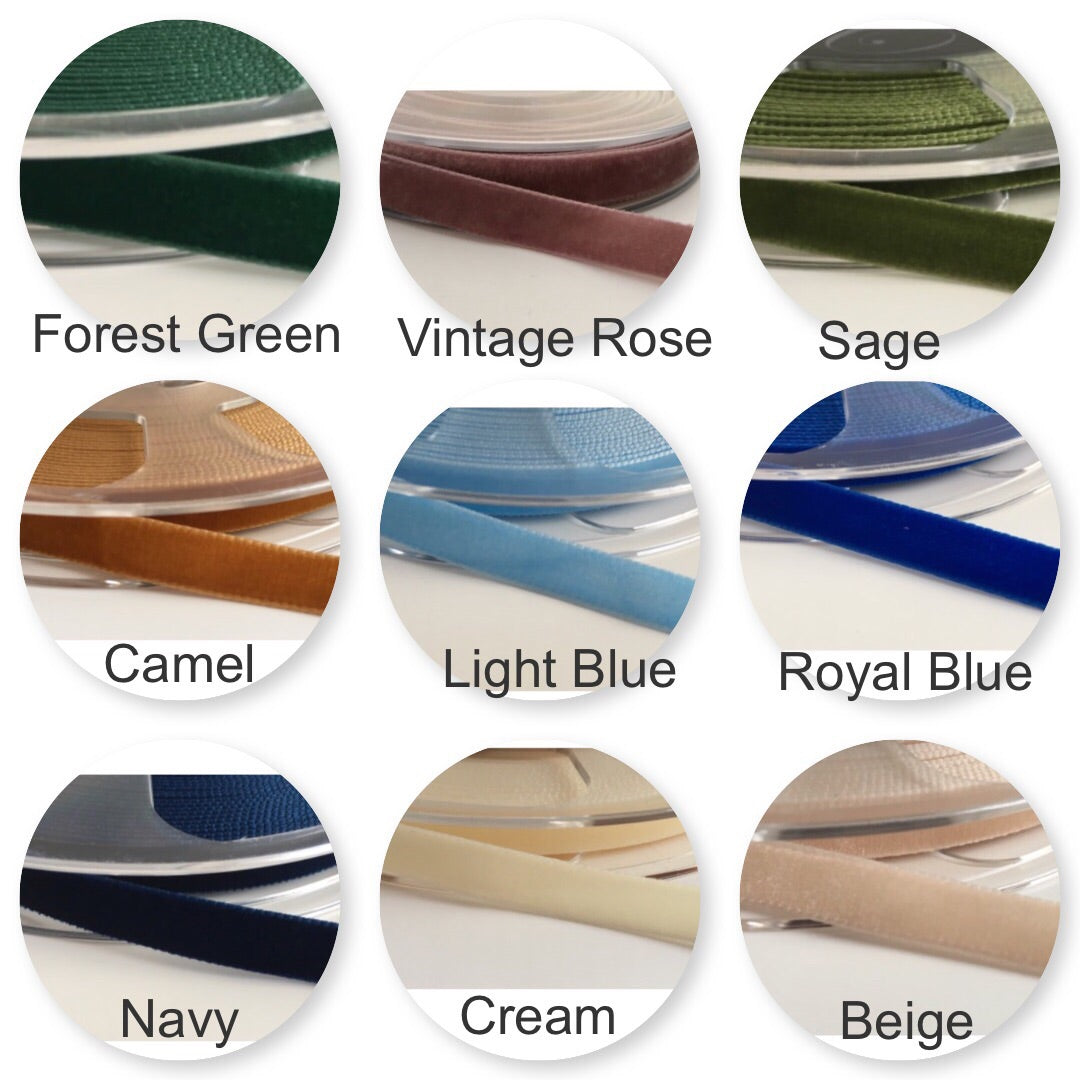 Velvet Tie Bow (Variety Of Colours)