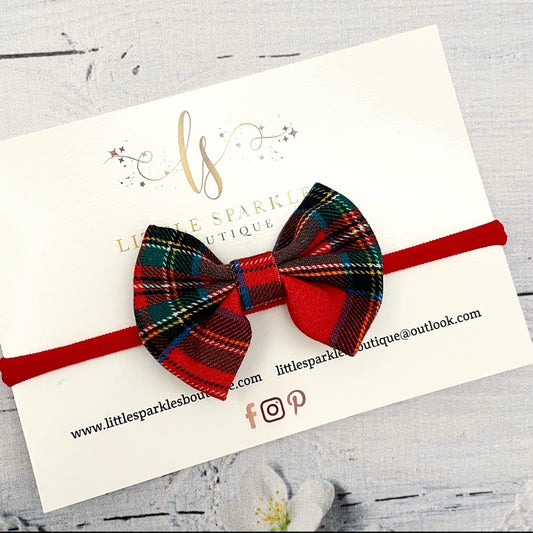 Tartan Mini Bow