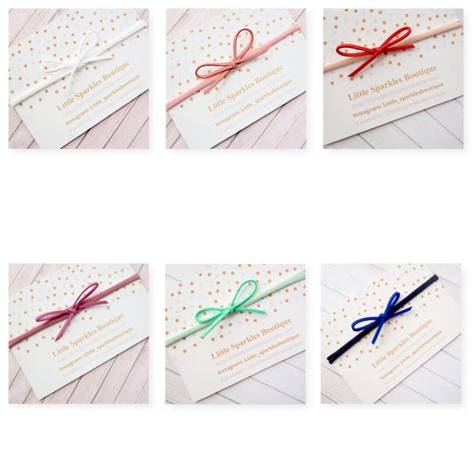 Suede Tie Knot (Variety Of Colours)