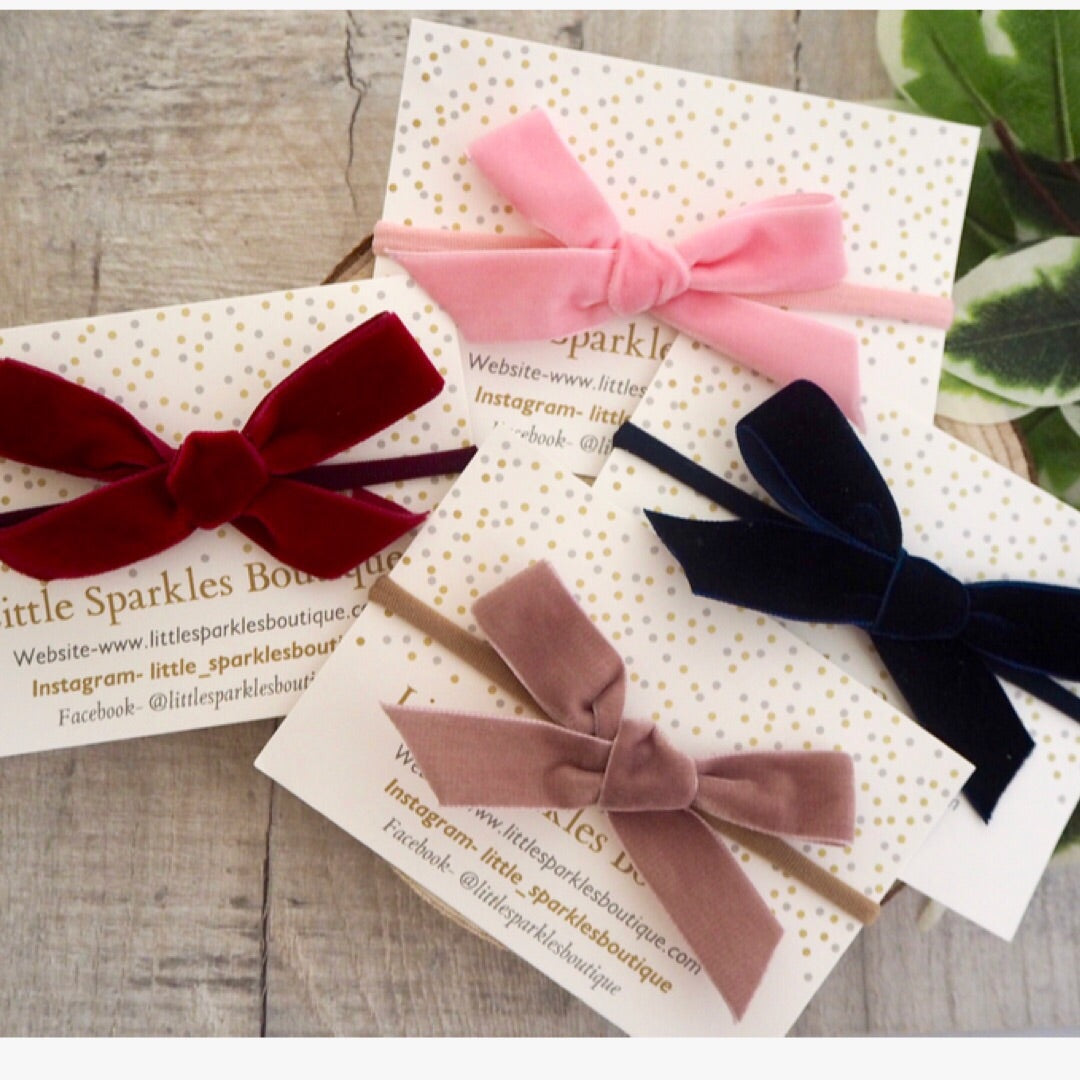 Velvet Ribbon Bow