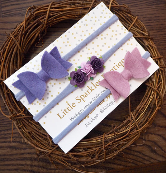 Purple Trio Set