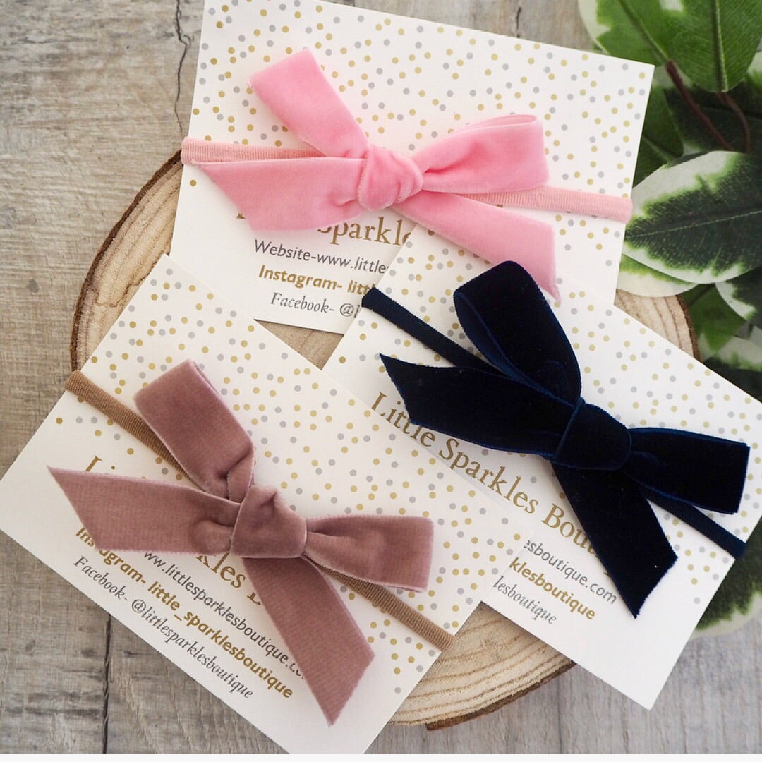 Velvet Ribbon Bow