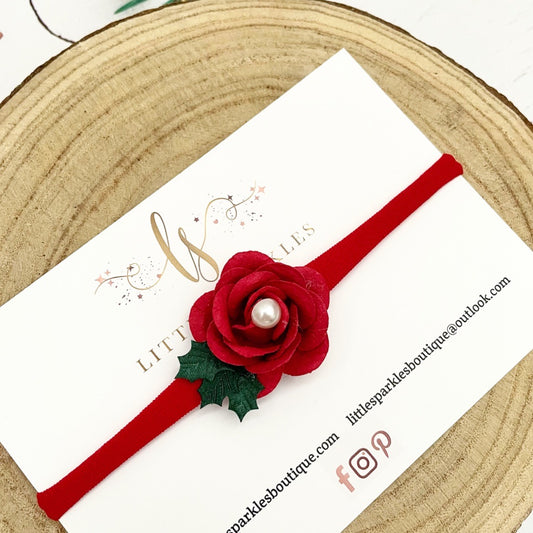Red Holly Rose