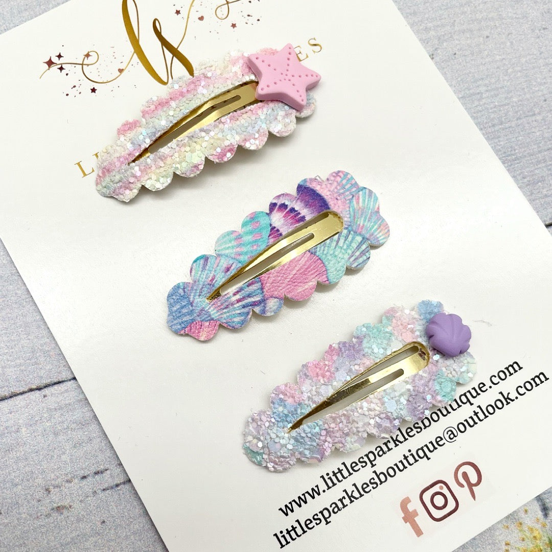 Mermaid Snap Clips