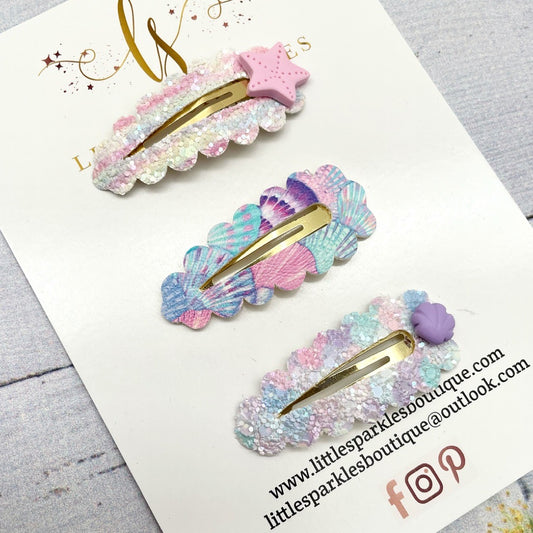 Mermaid Snap Clips