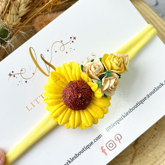 Sunflower headband