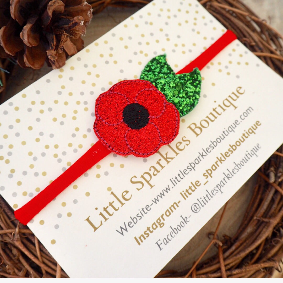 Poppy Remembrance Feltie
