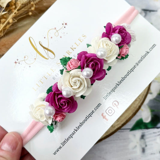Large Deep Pink Mix floral