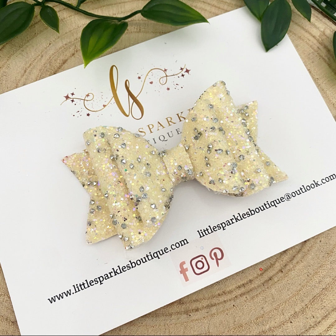 Lemon And Silver Glitz
